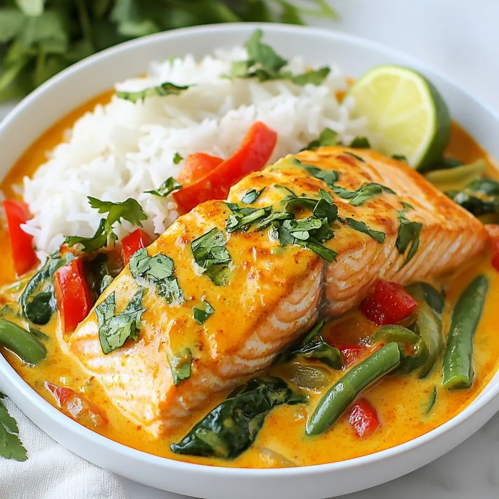 Thai Salmon Coconut Curry Flavorful Comfort Dish