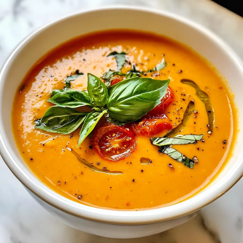 Roasted Tomato Soup ala Ramsay Rich and Flavorful Dish
