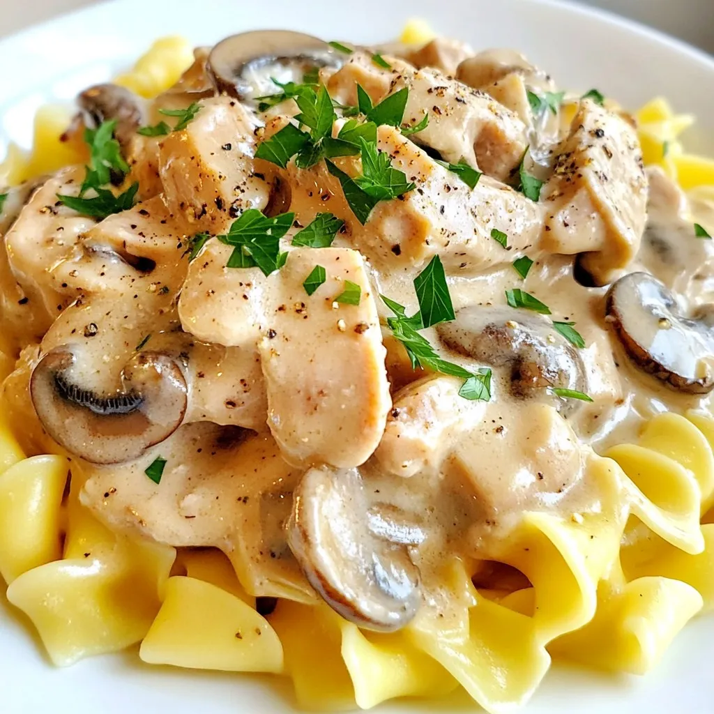 Creamy Turkey Stroganoff Easy Weeknight Dinner Recipe
