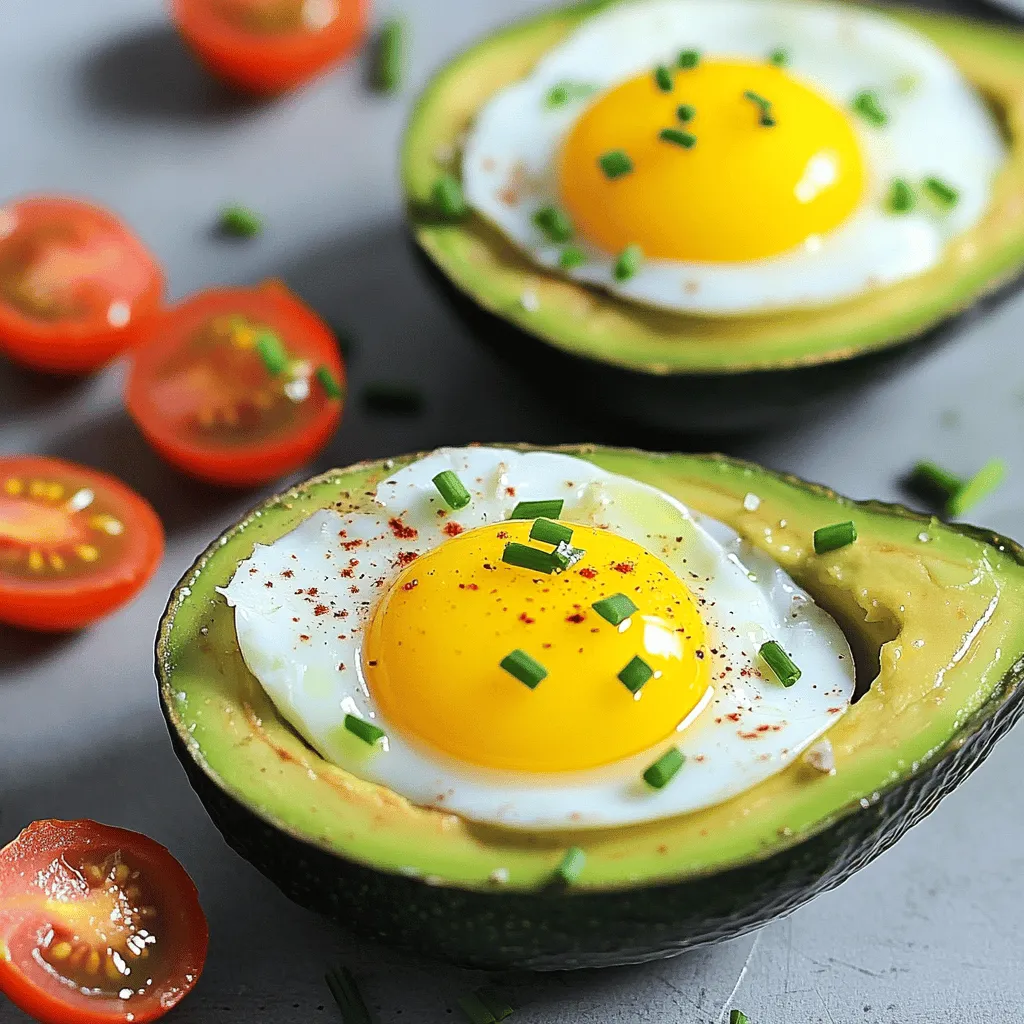 Avocado Egg Breakfast Boats Tasty and Easy Recipe