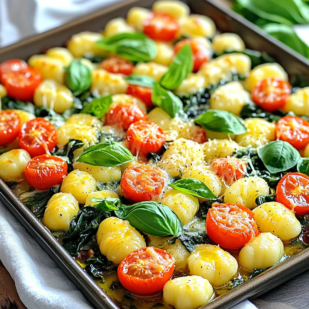 Sheet-Pan Garlic Parmesan Gnocchi Bake Delight