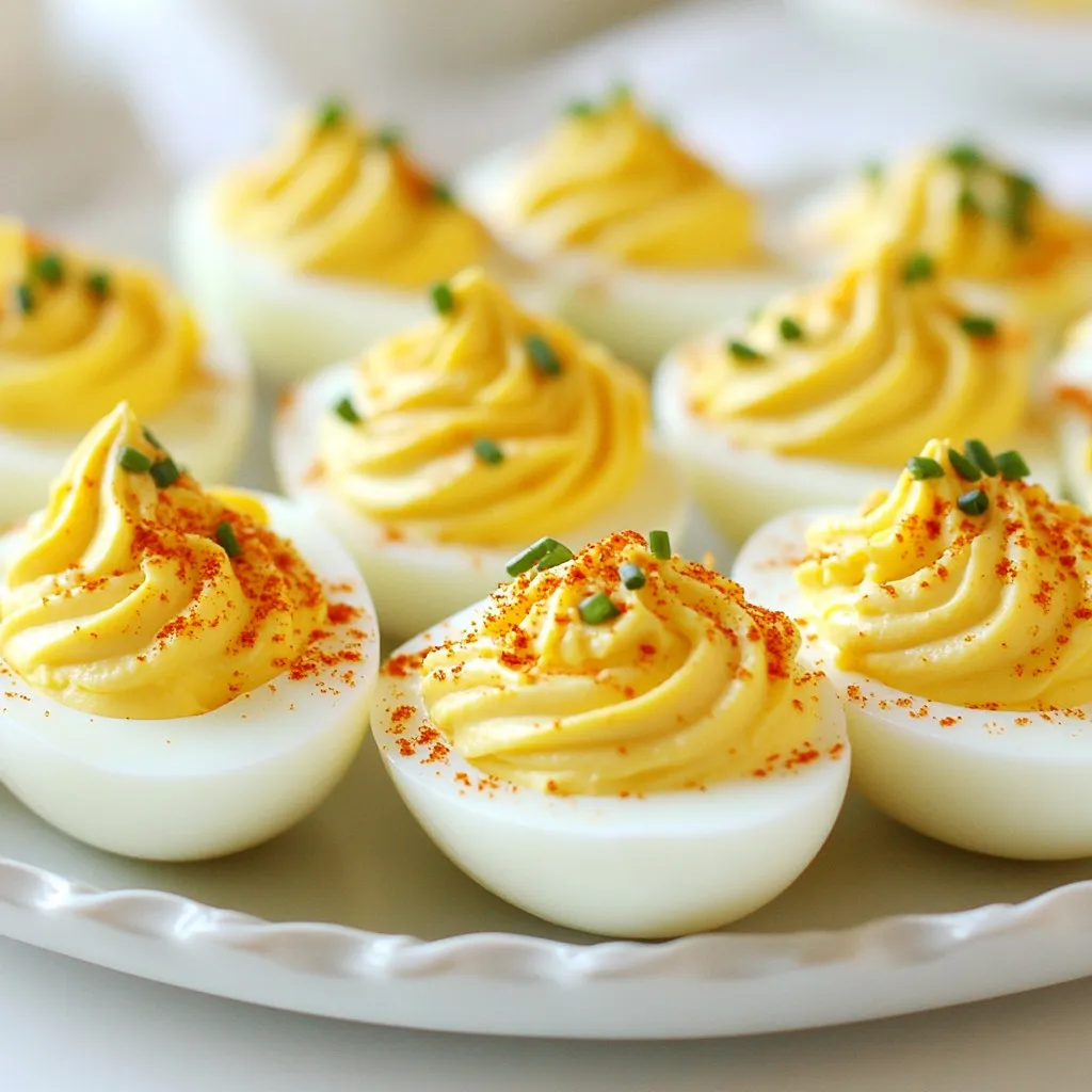 Classic Deviled Eggs Irresistible Flavor in Every Bite
