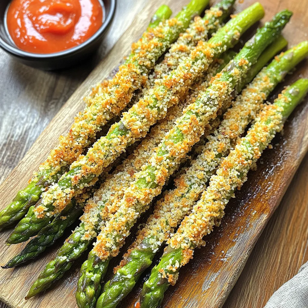 Air Fryer Parmesan Asparagus Fries Healthy Snack Option
