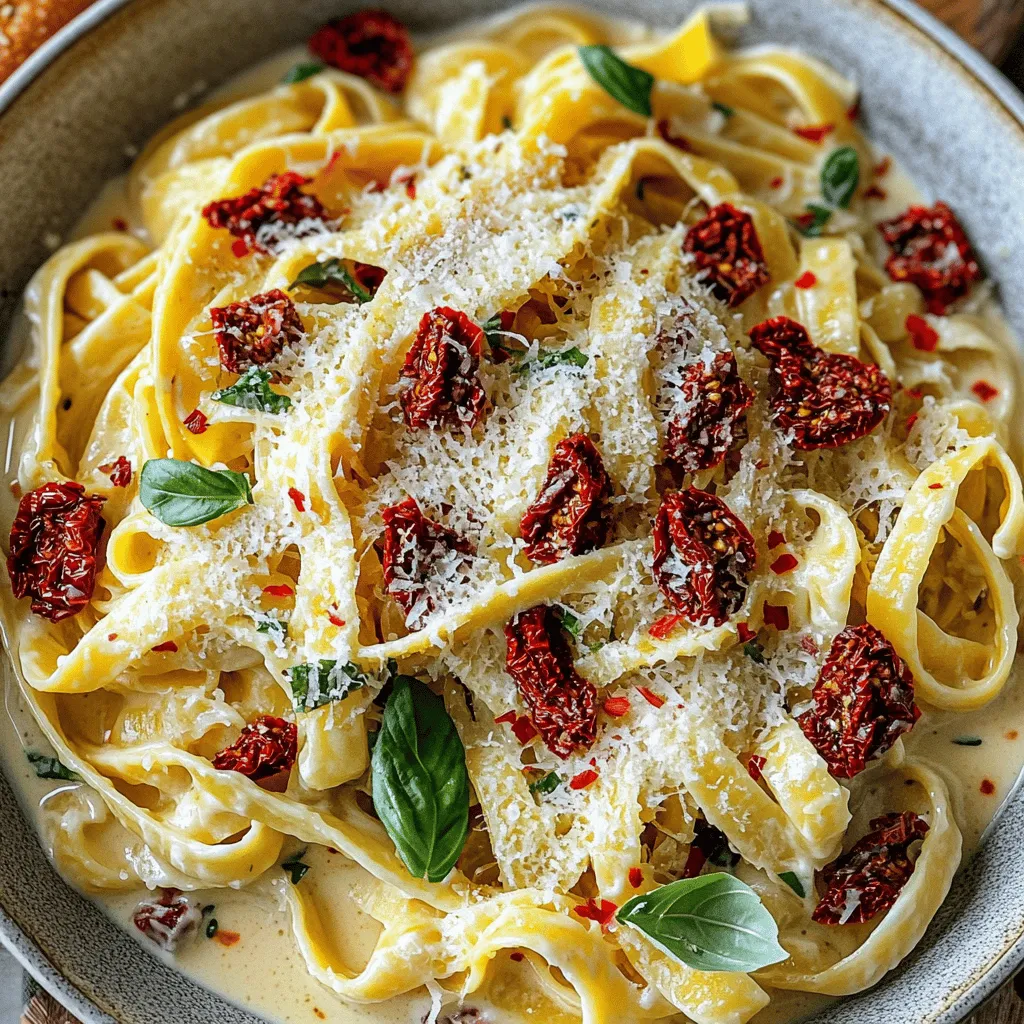 Creamy Sun-Dried Tomato Pasta Flavorful Dinner Idea