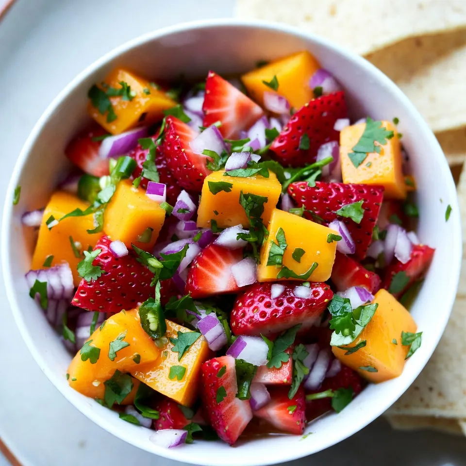Strawberry Mango Salsa Refreshing Summer Flavor