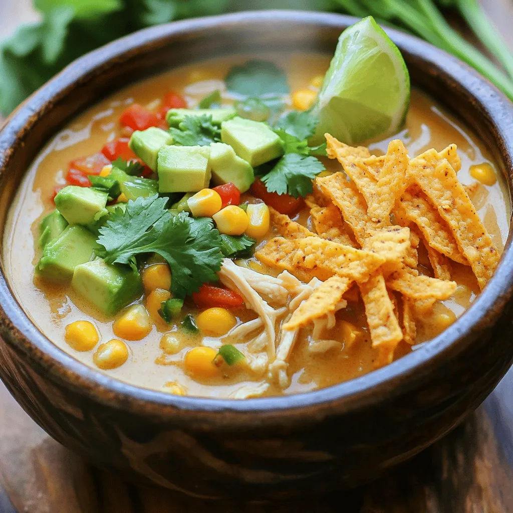 Creamy Chicken Tortilla Soup Flavorful and Filling Recipe