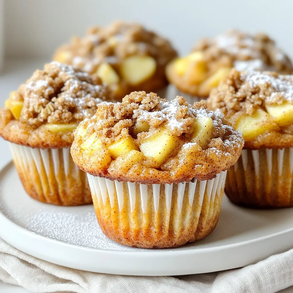 Apple Cinnamon Streusel Muffins Savory Delight Awaits