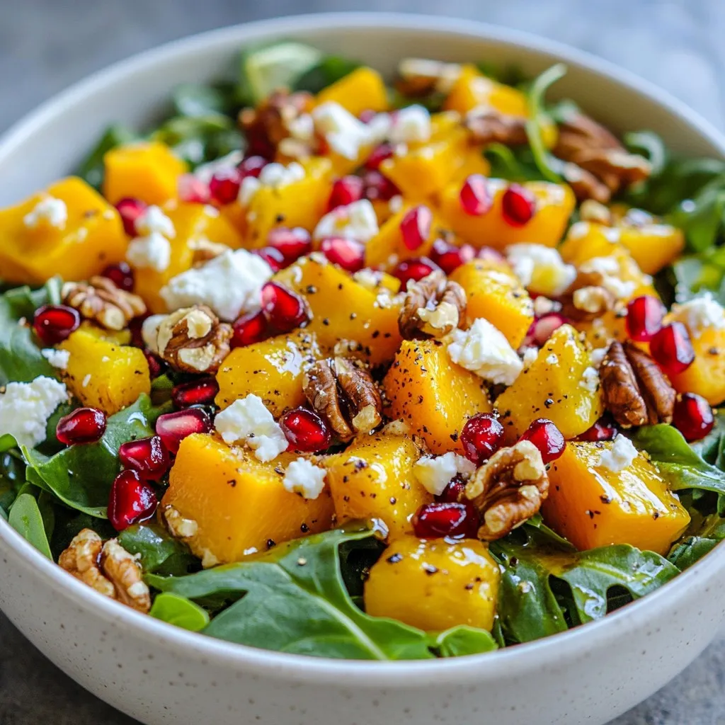 Pomegranate Autumn Harvest Salad Flavorful and Fresh