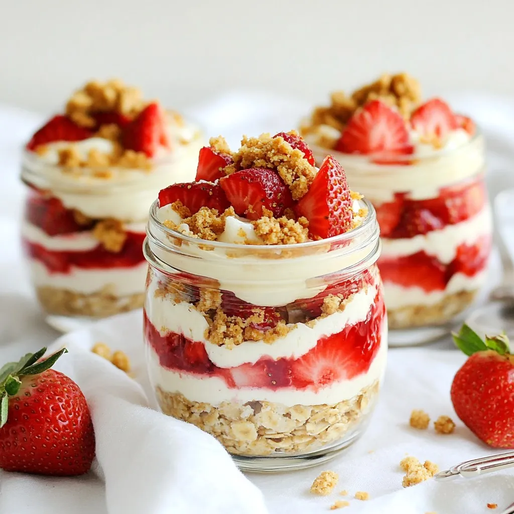 Strawberry Cheesecake Overnight Oats Easy Recipe