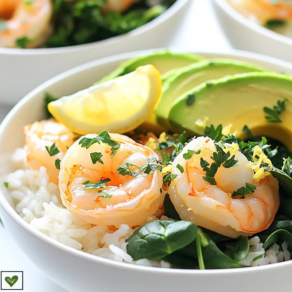 Lemon Garlic Shrimp Rice Bowls Flavorful and Simple Meal