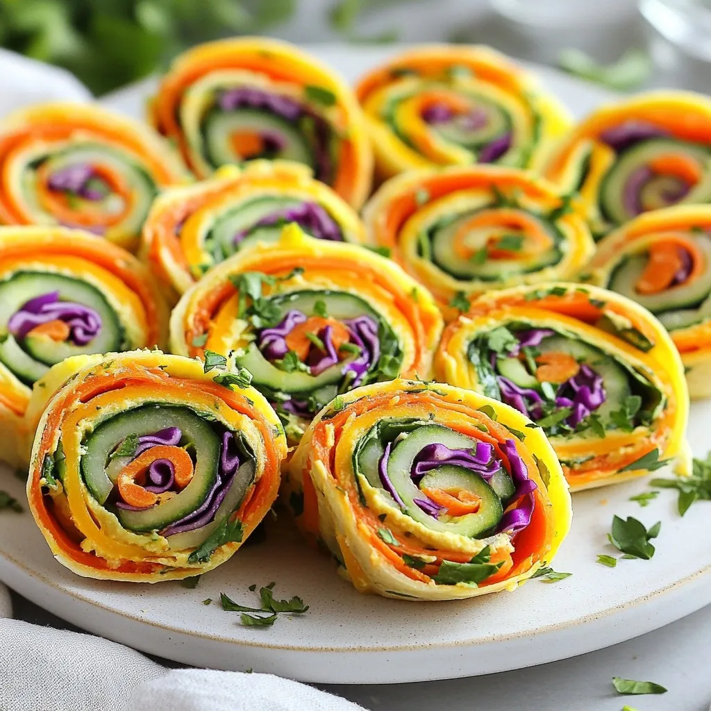 Rainbow Veggie Pinwheels Colorful and Tasty Snack