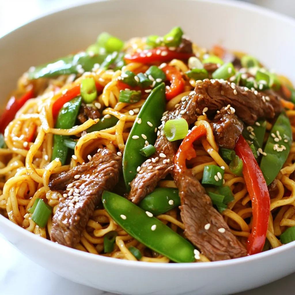 Minute Beef and Noodles Quick and Flavorful Dish