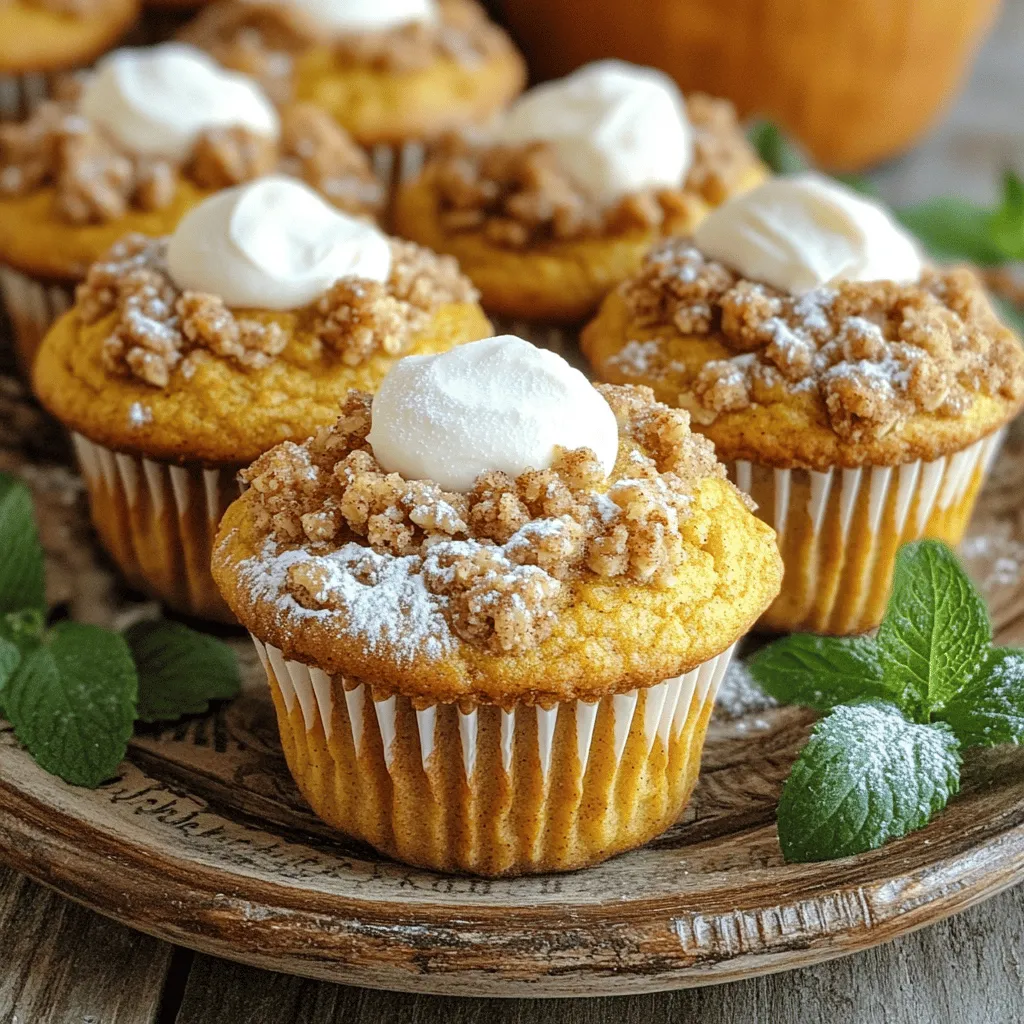 Pumpkin Cream Cheese Streusel Muffins Delightful Recipe