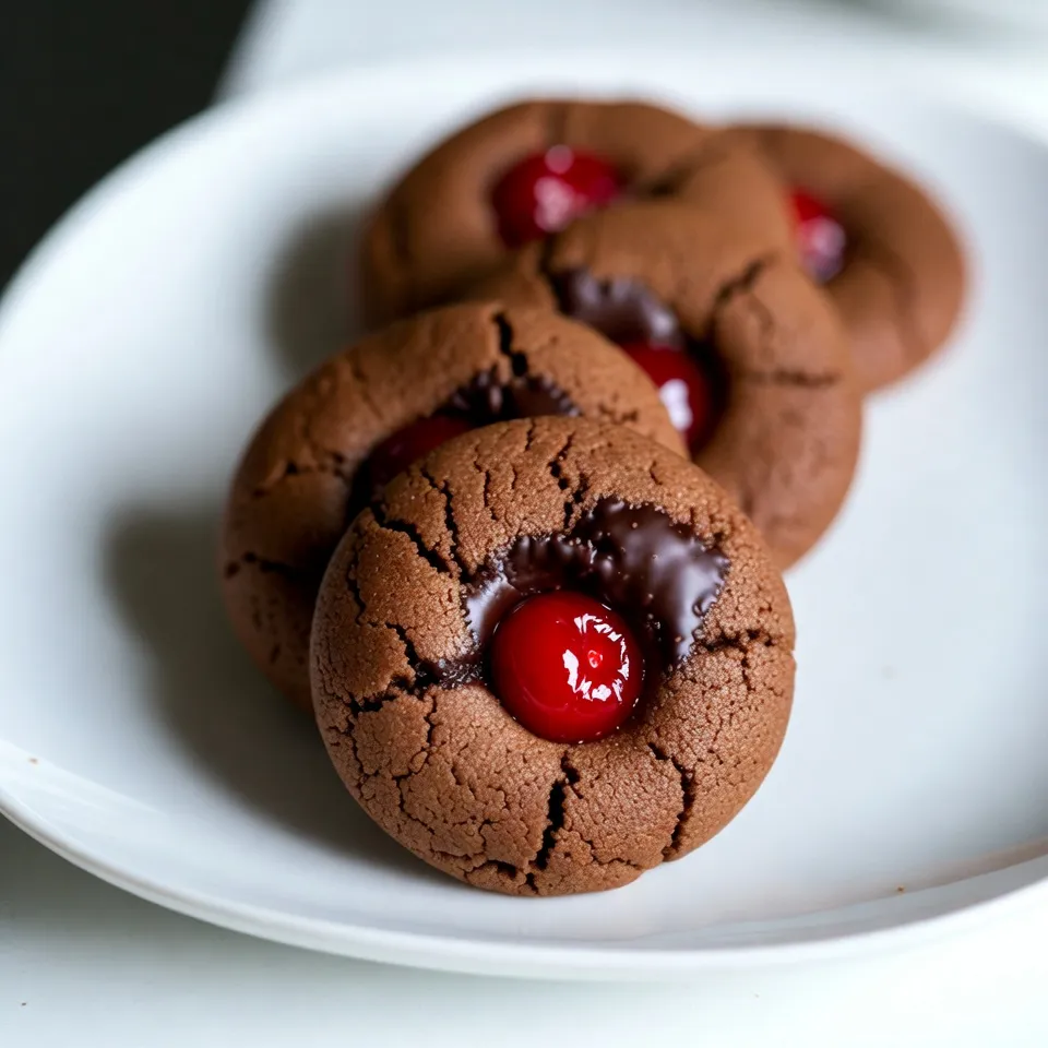 Chocolate Covered Cherry Cookies Delightful Treat