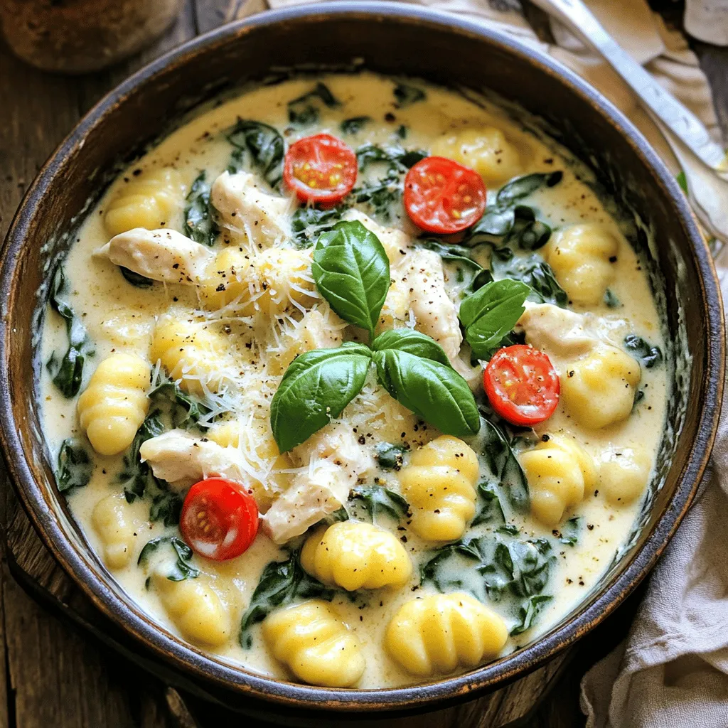 One-Pot Creamy Chicken Gnocchi Simple Delight Recipe