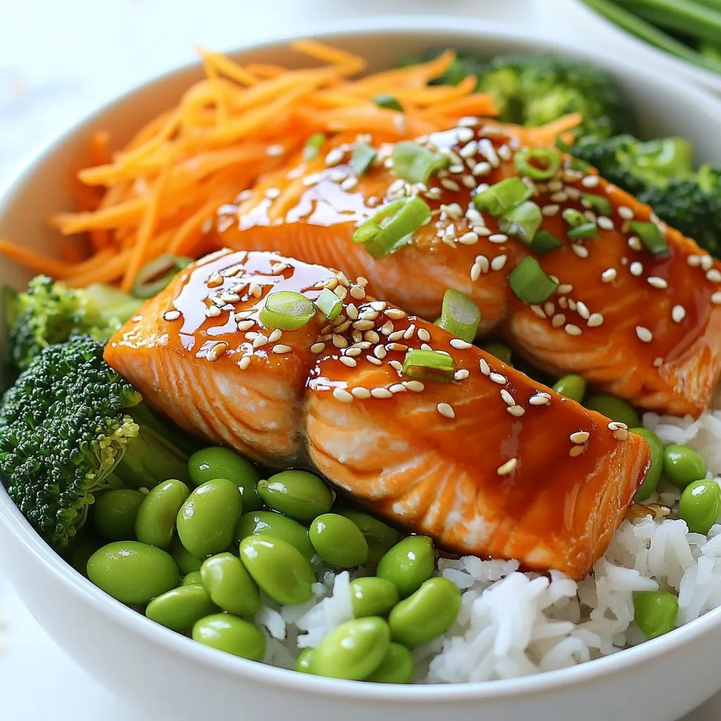 Teriyaki Glazed Salmon Bowl Flavorful and Healthy Meal