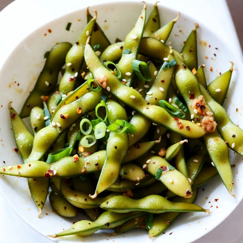 Spicy Garlic Edamame Flavorful and Easy Recipe