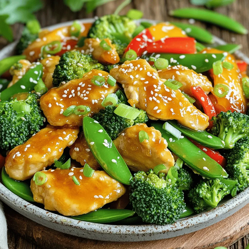 Flavorful Orange Glazed Chicken Stir Fry Delight