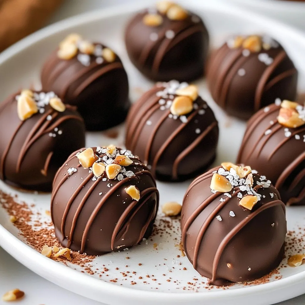 Salted Caramel Fudge Truffles Rich and Decadent Treat