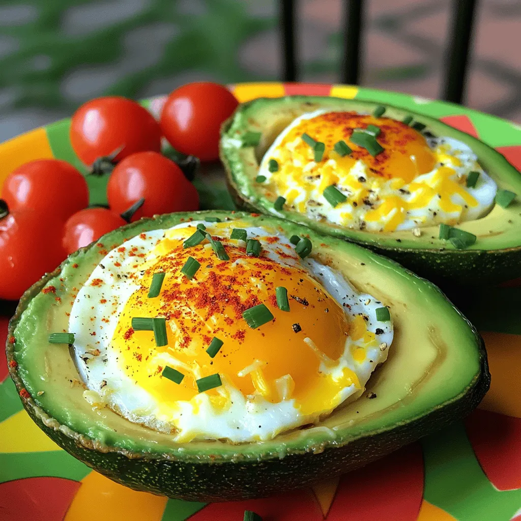 Avocado Egg Breakfast Boats Tasty and Easy Recipe