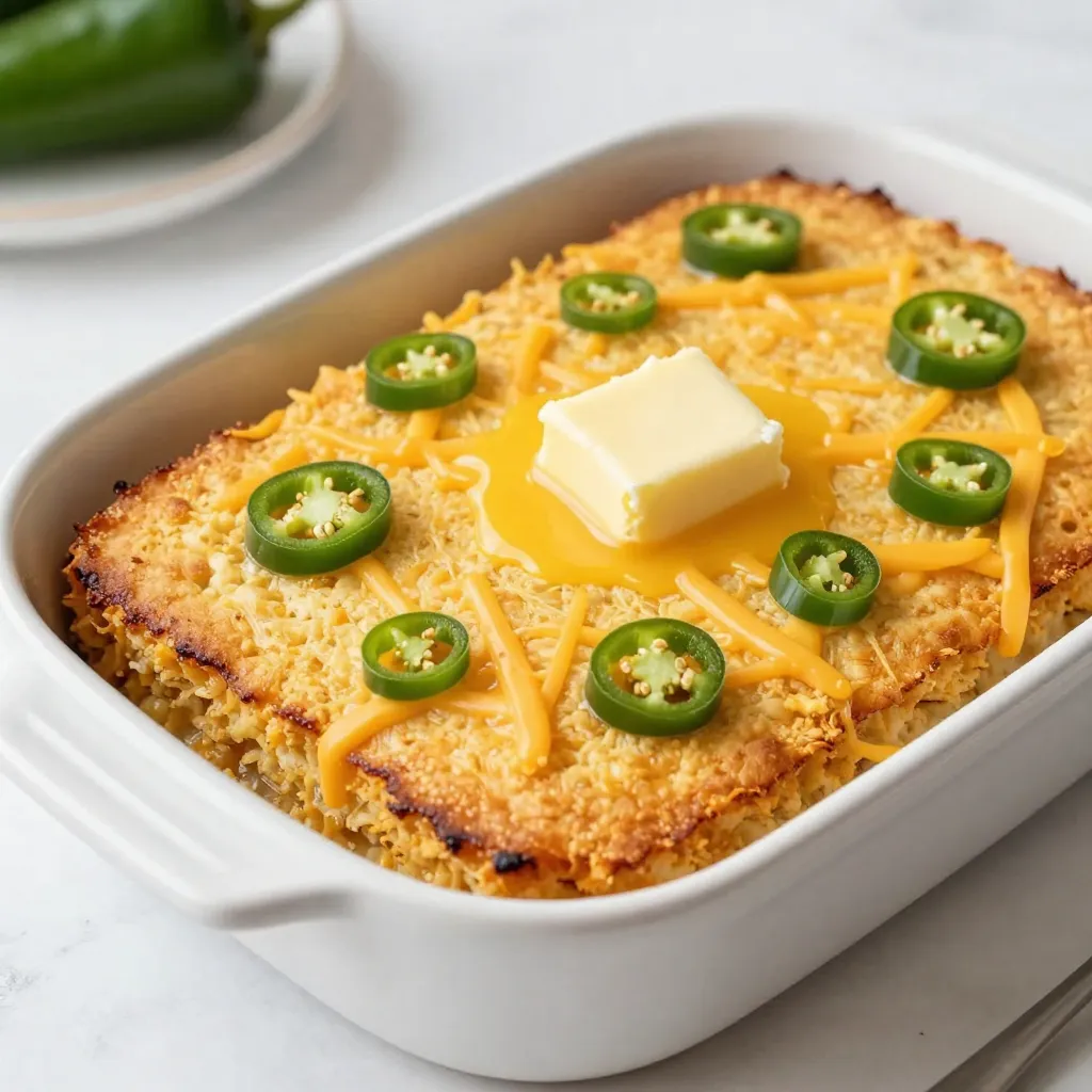 Jalapeño Cheddar Cornbread Flavorful and Simple Recipe