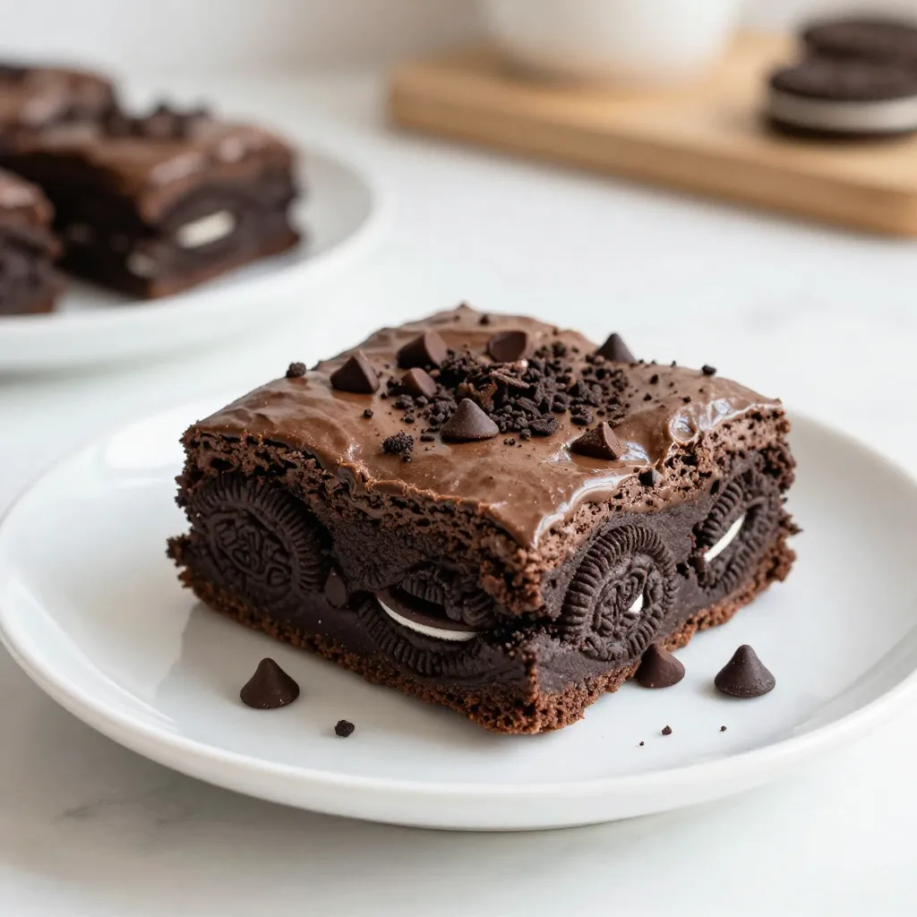 Oreo Stuffed Brownies Rich and Decadent Delight