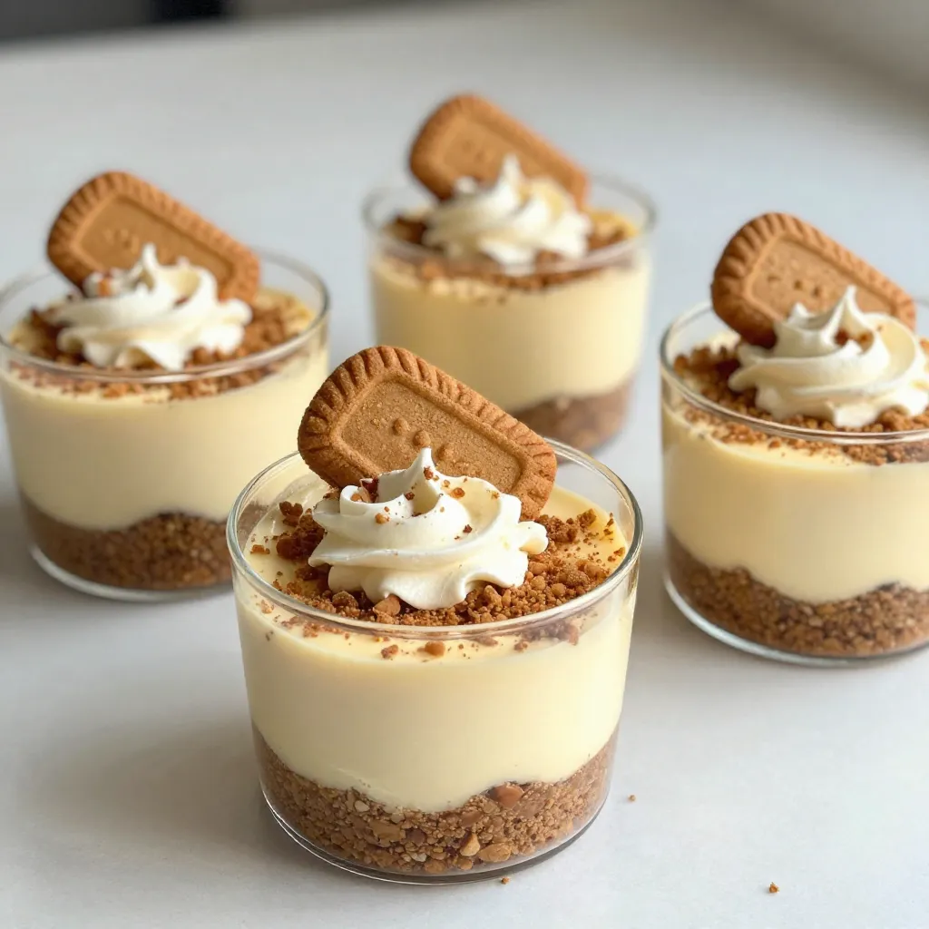 No-Bake Gingerbread Cheesecake Cups Delightfully Simple