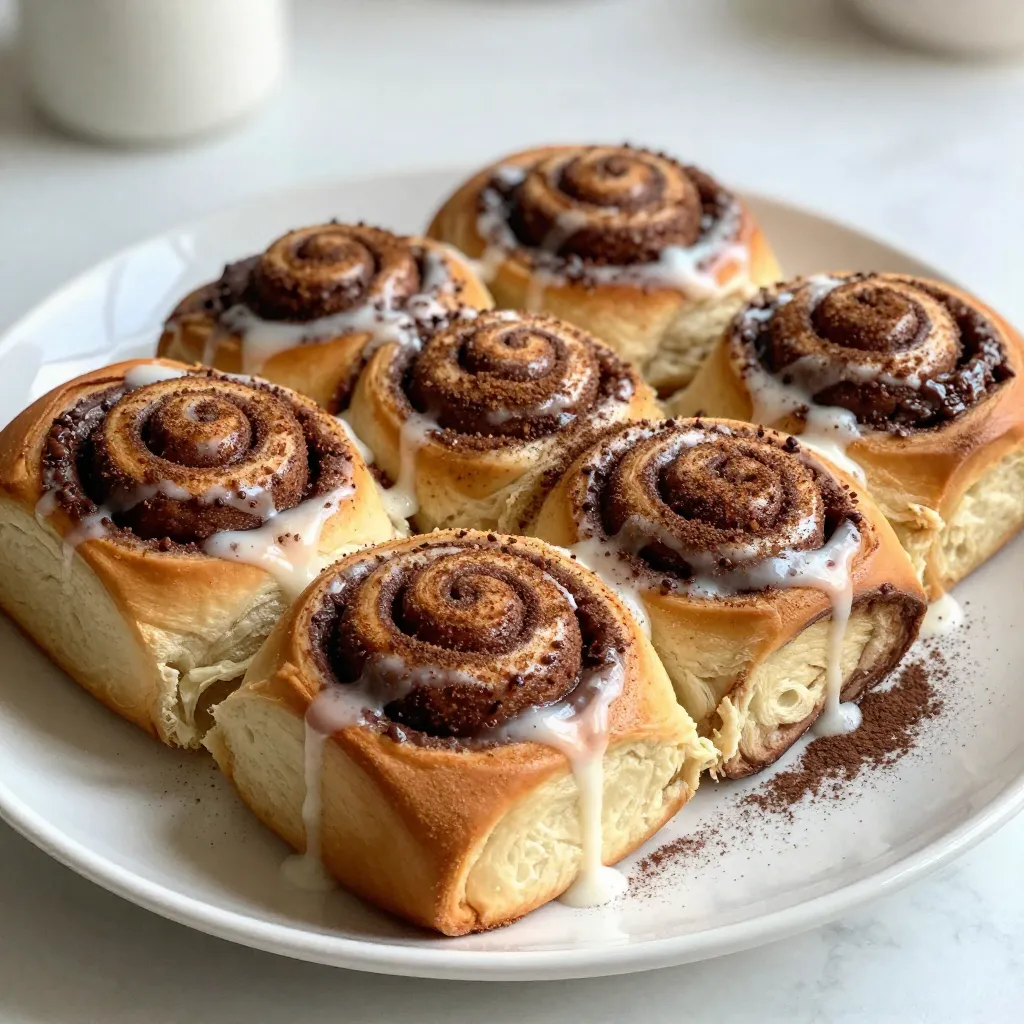 Chocolate Cinnamon Rolls Easy and Delicious Recipe