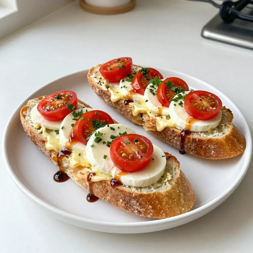 Caprese Garlic Bread Fresh and Flavorful Recipe