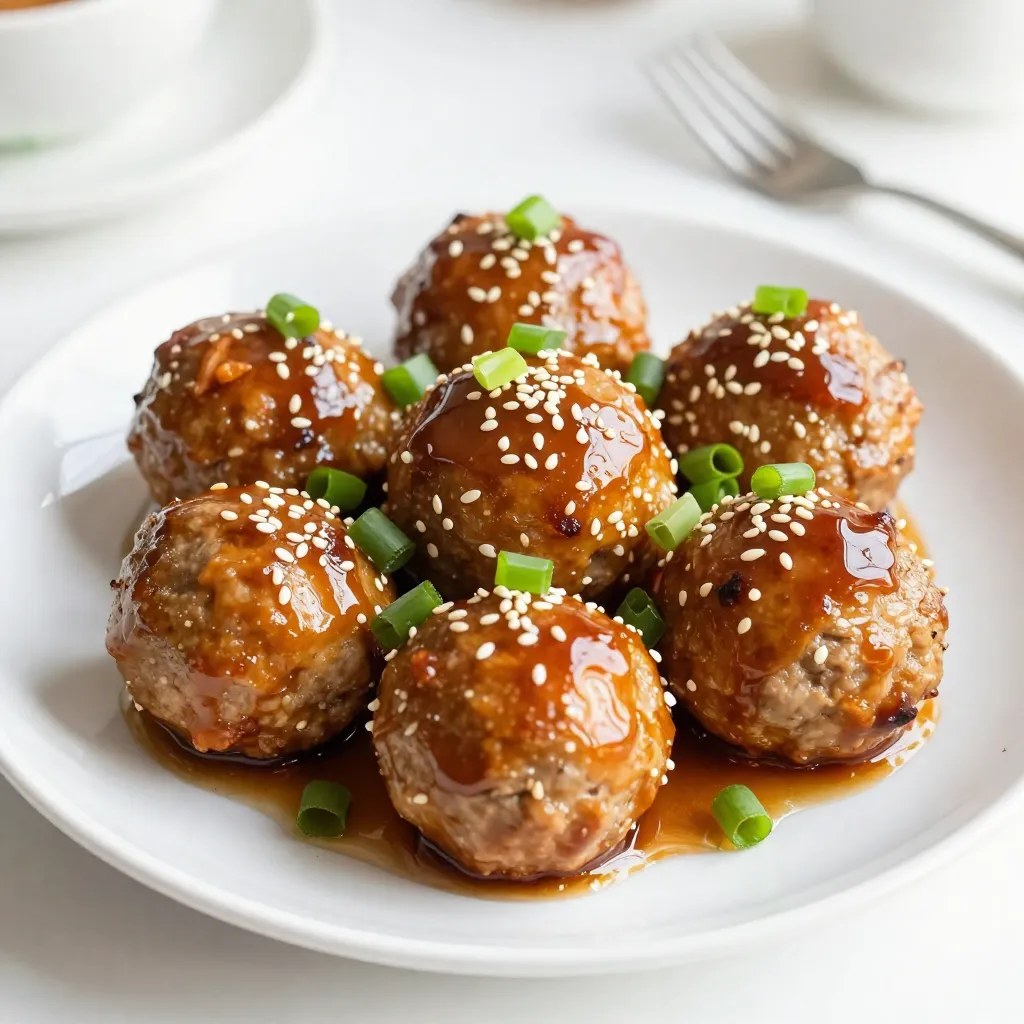 Honey Garlic Glazed Meatballs Tasty and Easy Recipe