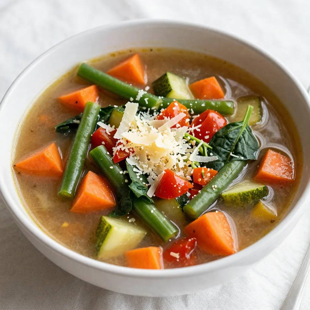 Veggie Packed Minestrone Soup Healthy and Comforting