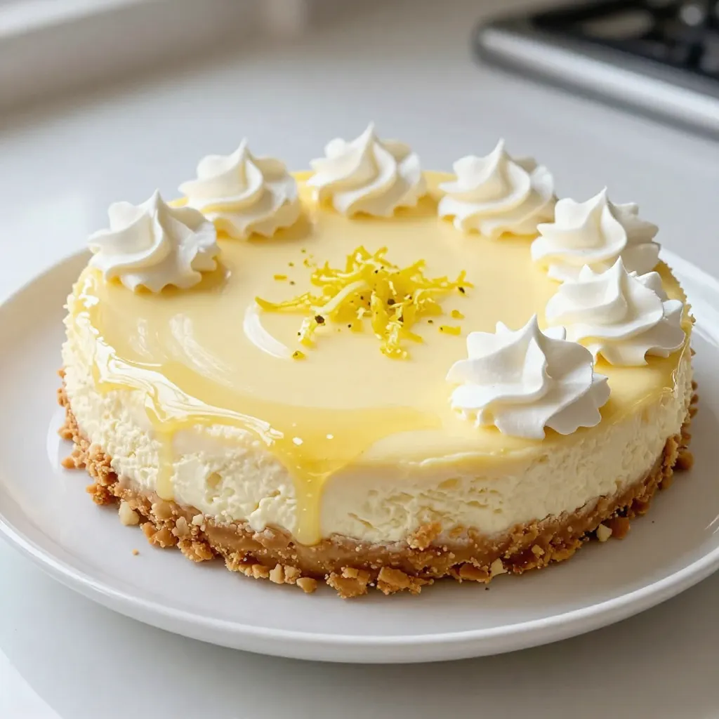No-Bake Lemon Cheesecake Simple and Refreshing Recipe