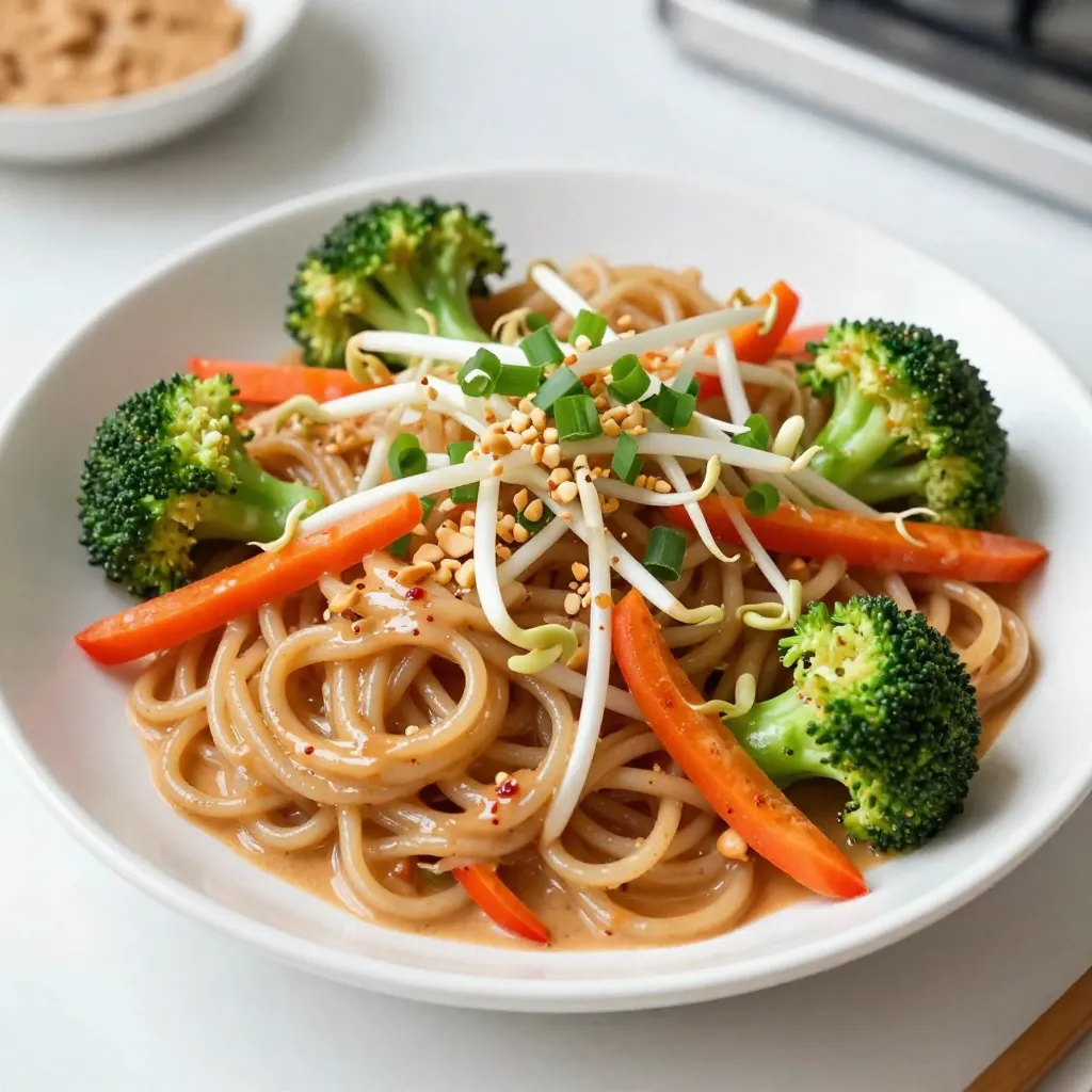 Spicy Thai Peanut Noodles Flavorful and Quick Recipe