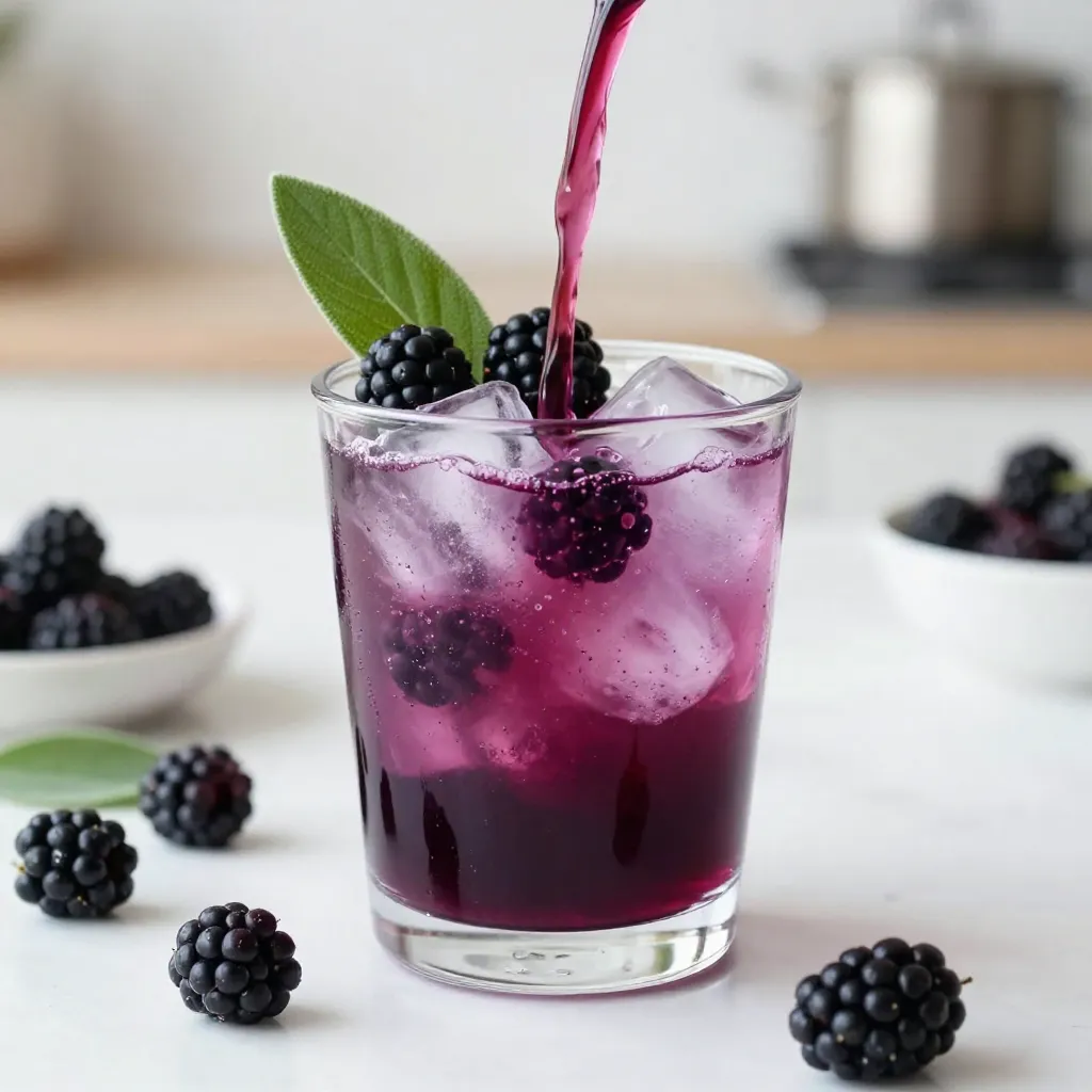 Blackberry Sage Mocktail Refreshing Summer Delight