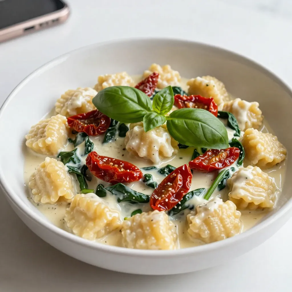 Creamy Sun-Dried Tomato Gnocchi Flavorful and Easy Dish