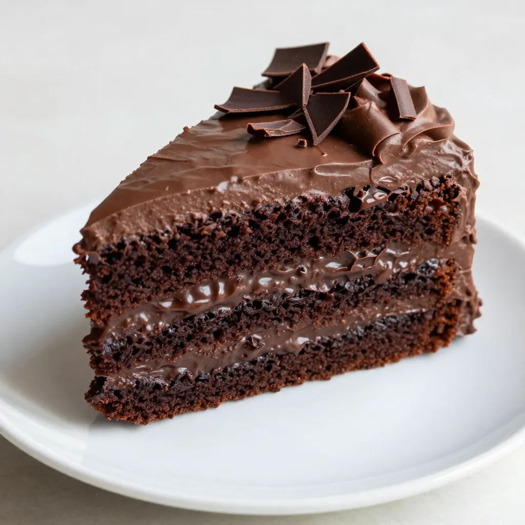 Triple Chocolate Layer Cake Rich and Decadent Delight