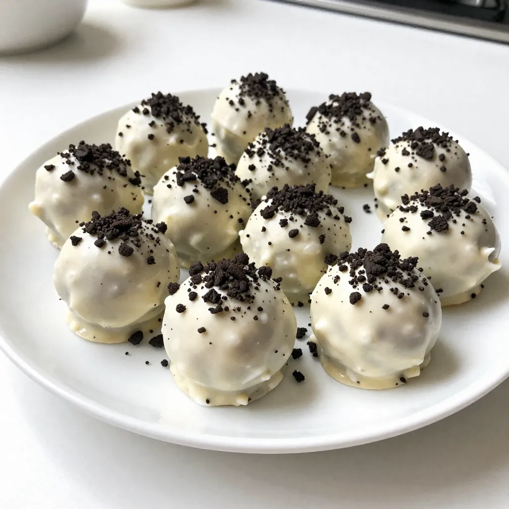 Oreo Cookie Dough Truffles Simple No-Bake Treat