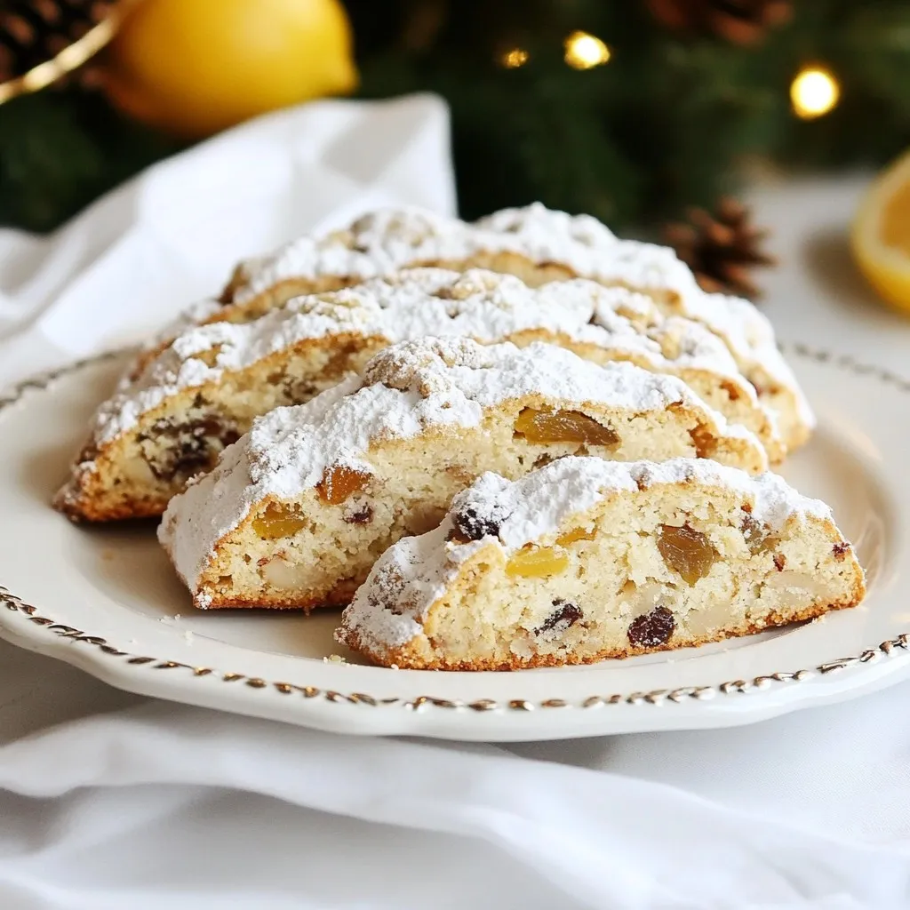 German Stollen Cookies Delightful Holiday Treats