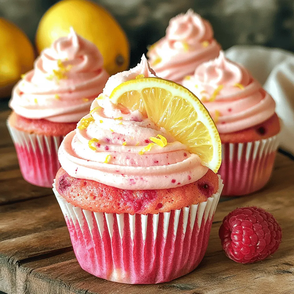 Raspberry Lemonade Cupcakes Fresh and Flavorful Treat