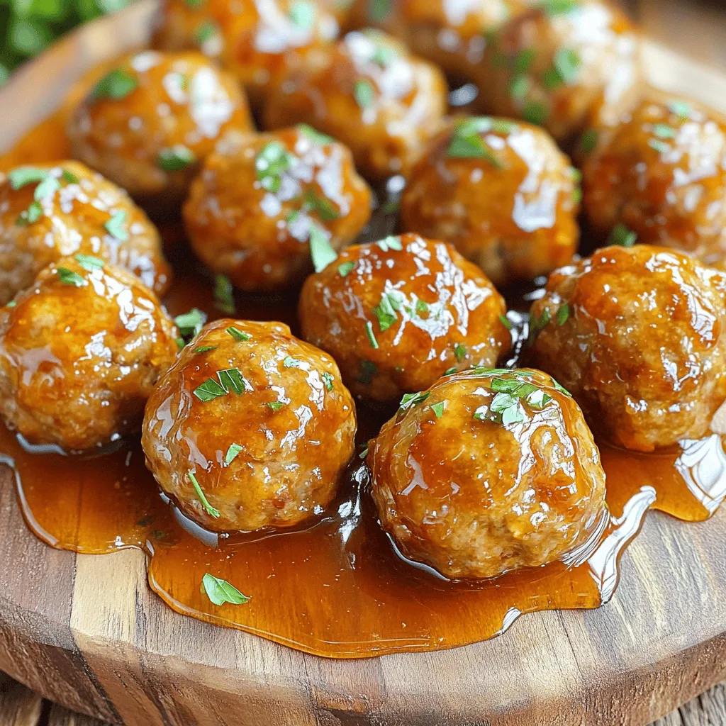 Honey Garlic Meatballs Slow Cooker Flavorful Delight