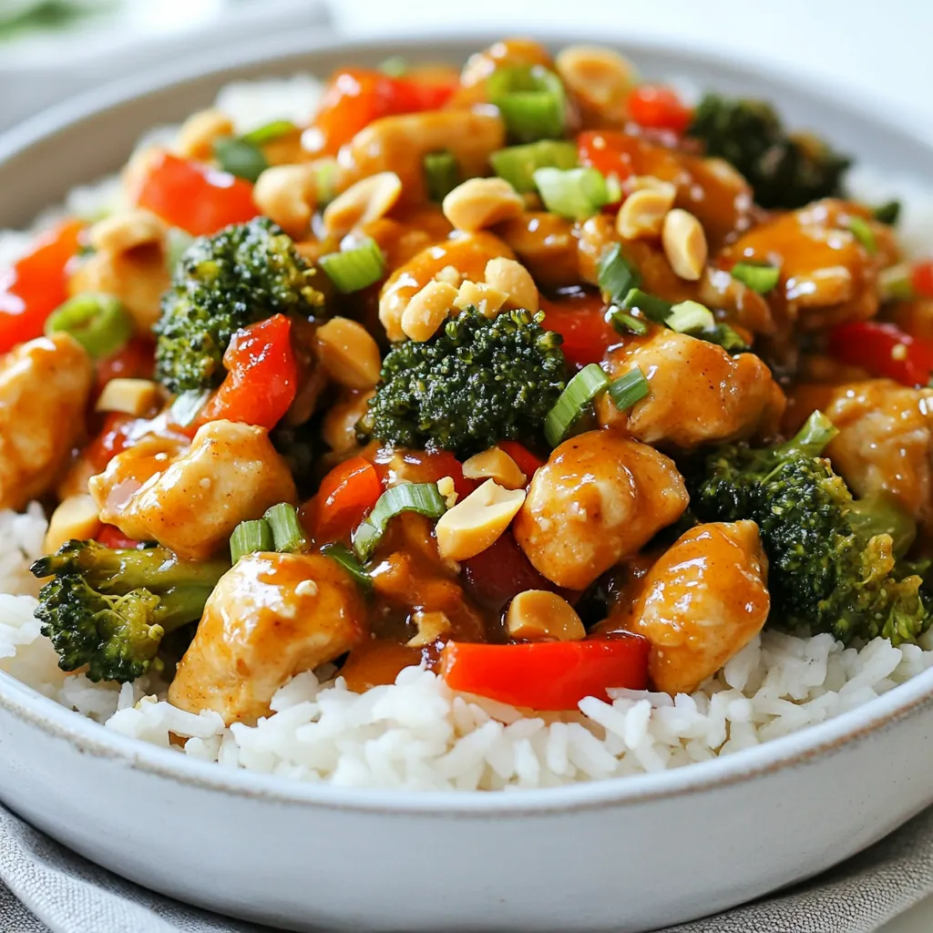 Peanut Chicken Skillet Flavorful One-Pan Delight