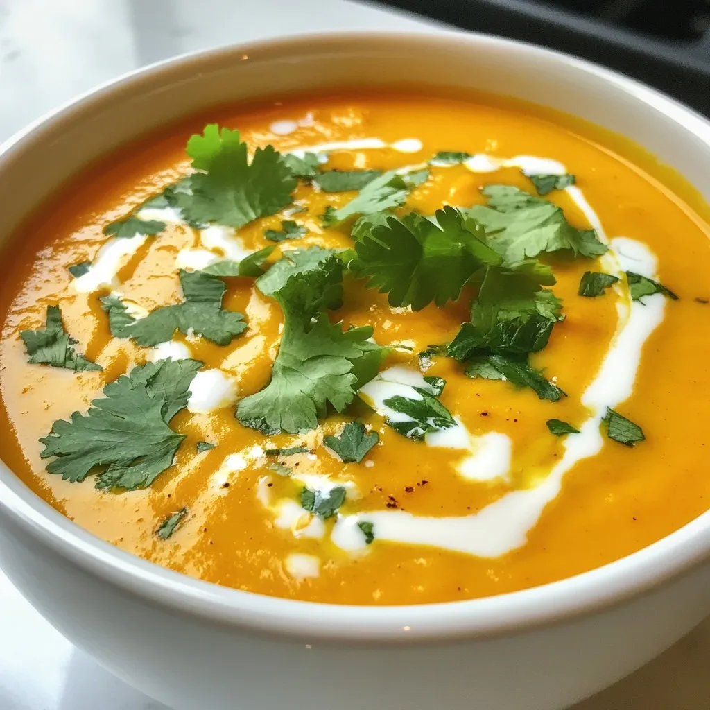 Spicy Butternut Sweet Potato Soup Comforting Delight