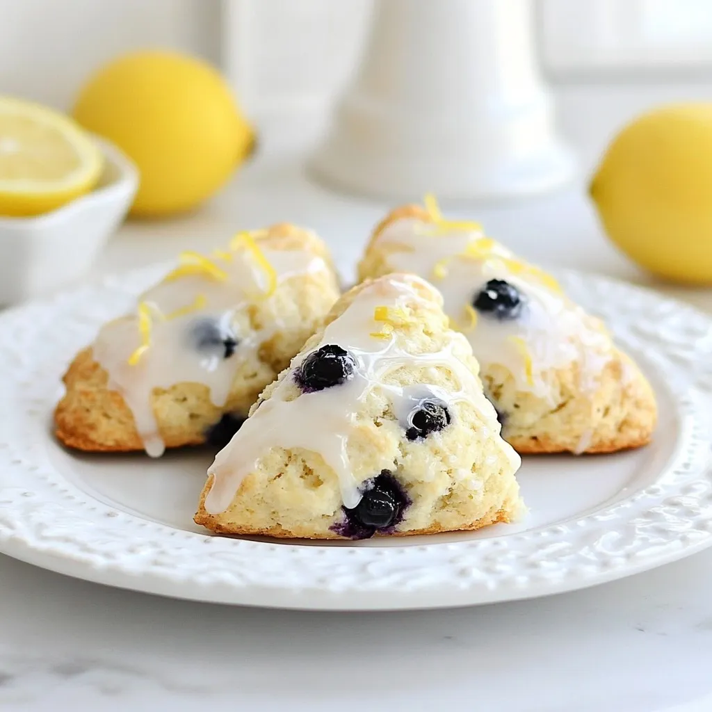 Blueberry Lemon Scones Simple and Flavorful Recipe