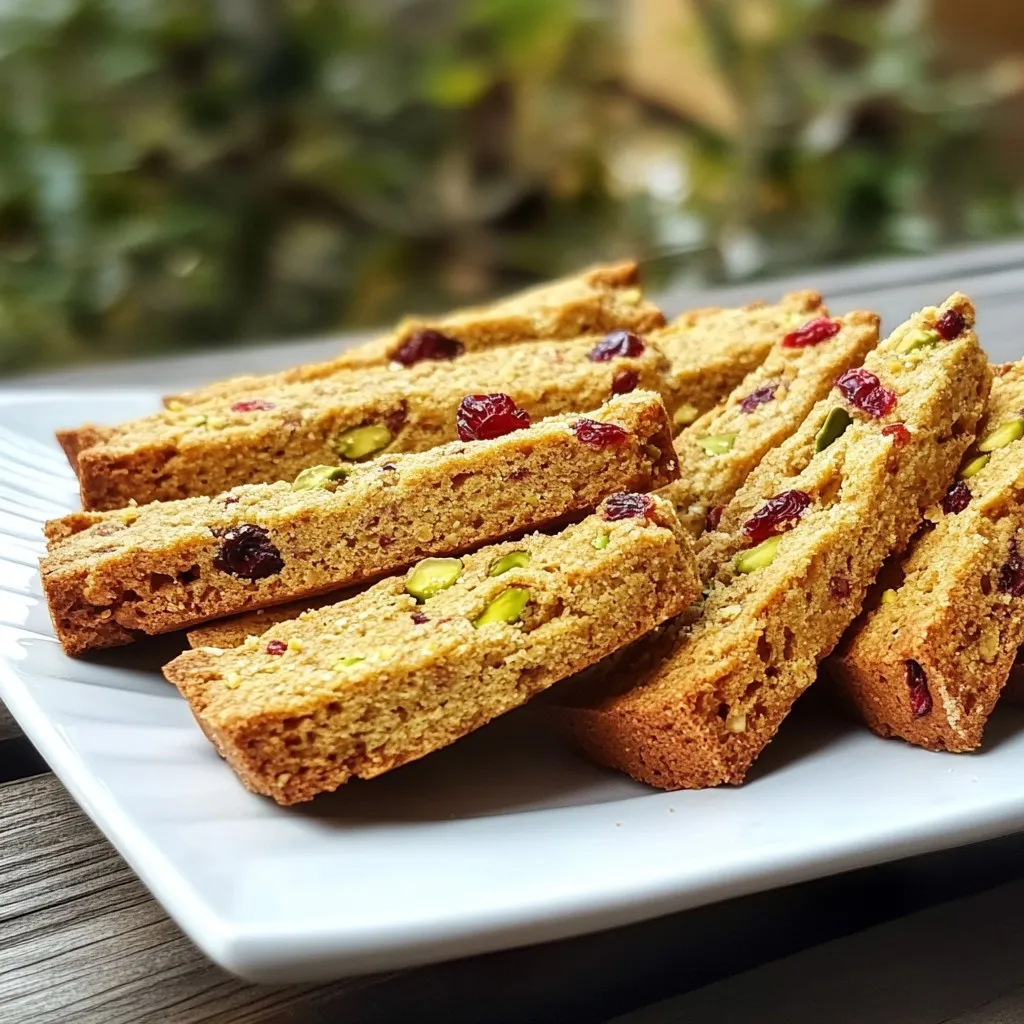 Cranberry Pistachio Biscotti Delicious and Crunchy Treat