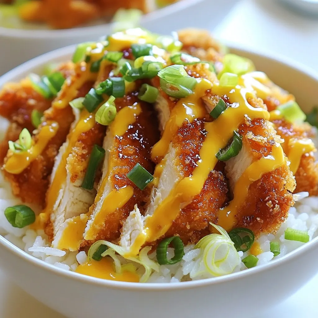 Crispy Chicken Katsu Bowls Flavorful and Easy Meal