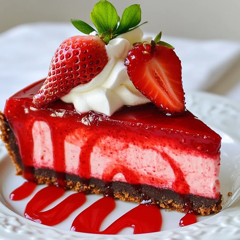 Red Velvet Strawberry Cheesecake Tempting Delight