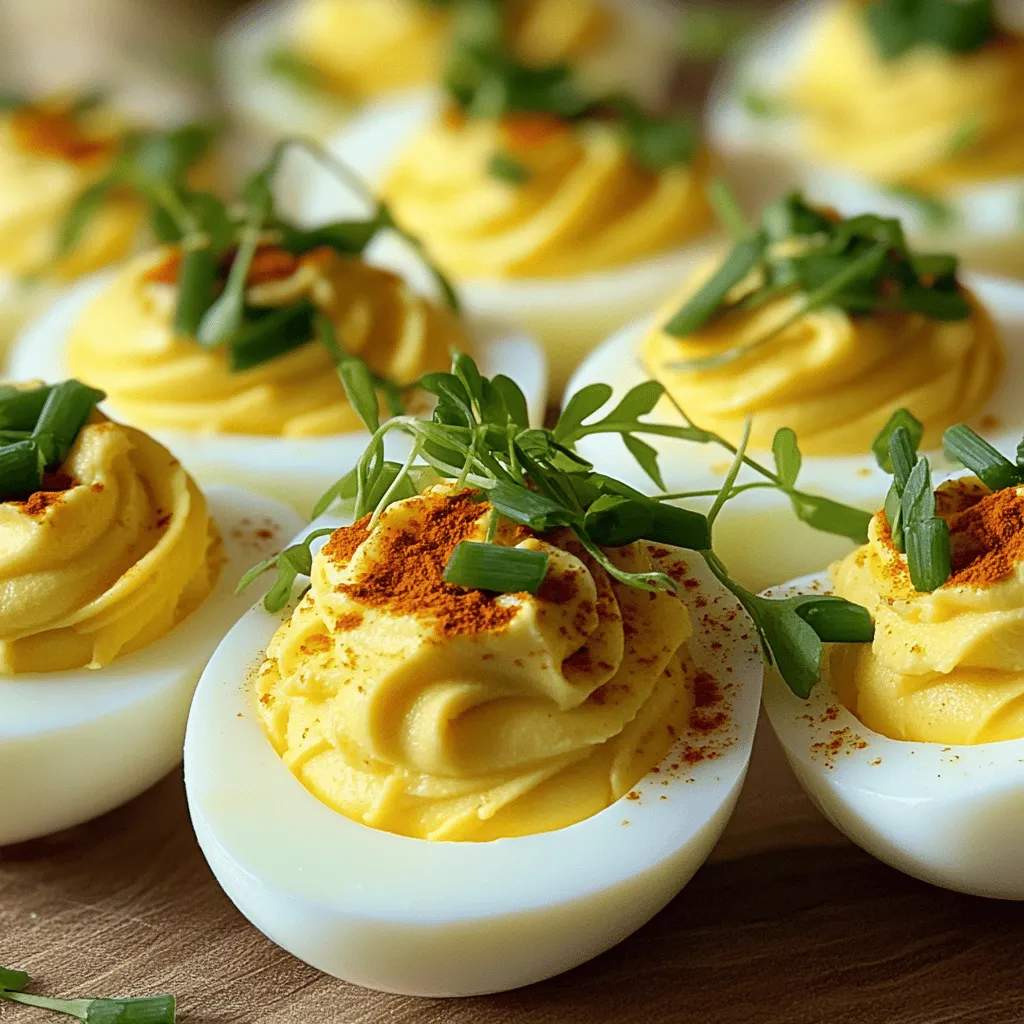 Classic Deviled Eggs with a Twist Delightful Recipe
