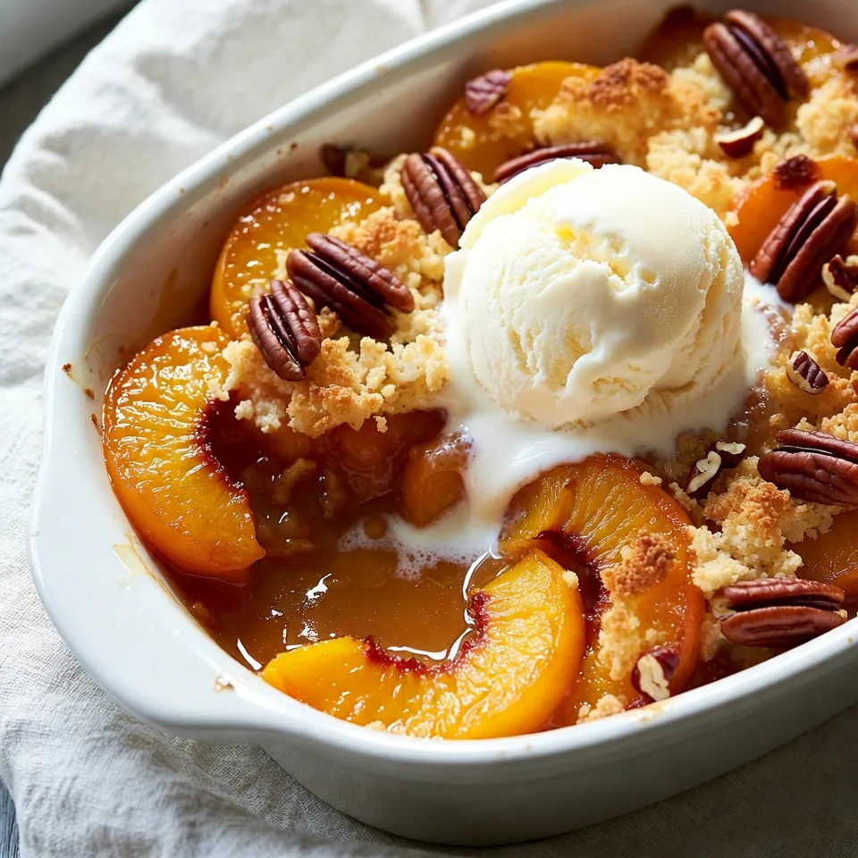 Peach Cobbler Dump Cake Simple and Sweet Recipe