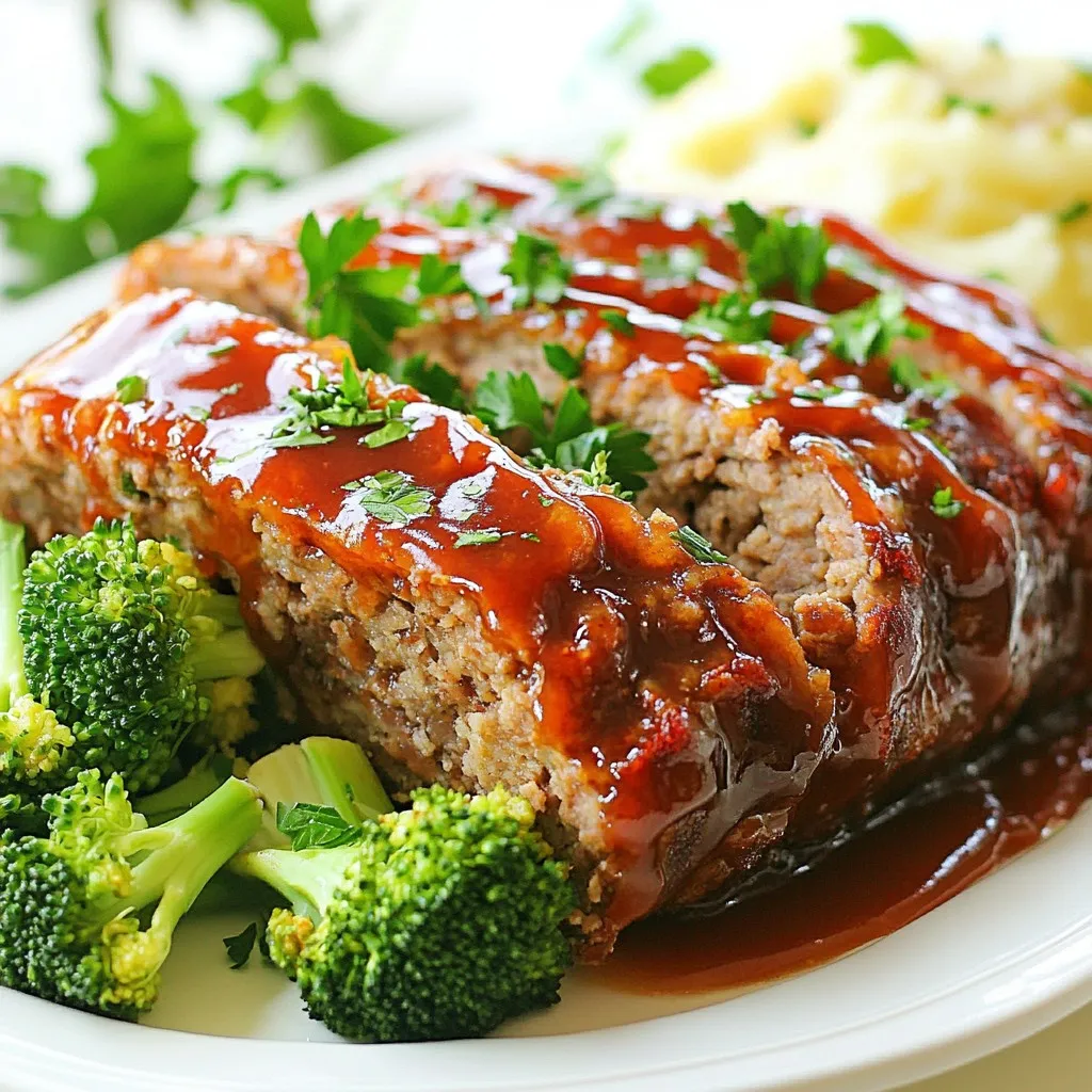 Glazed Meatloaf Dinner Savory and Simple Meal