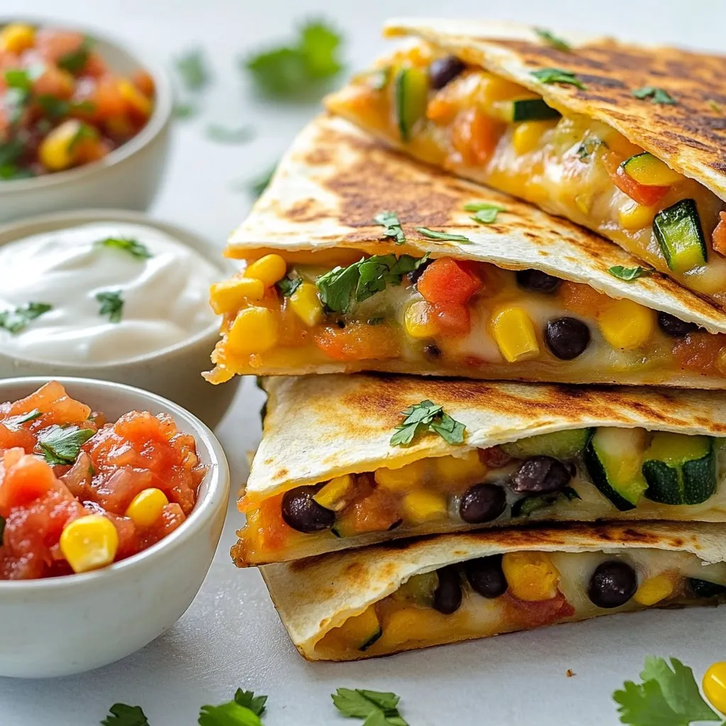 Loaded Veggie Quesadillas Flavorful and Healthy Meal